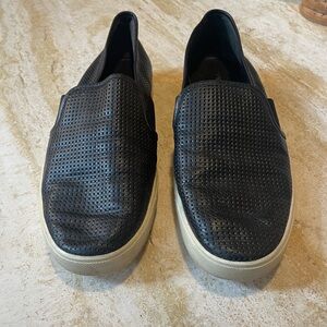 Vince Leather Slip On Sneaker